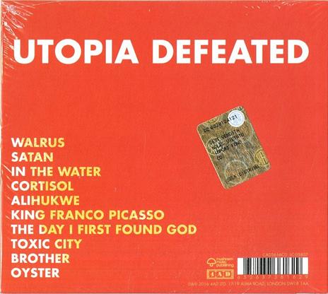 Utopia Defeated - CD Audio di D.D Dumbo - 2