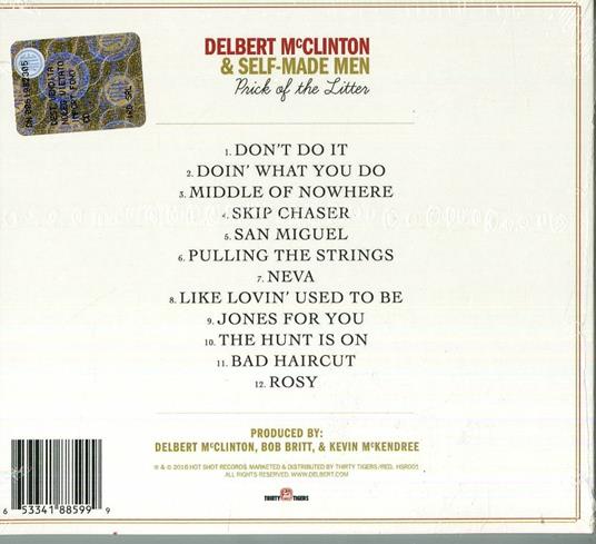 Prick of the Litter - CD Audio di Delbert McClinton - 3