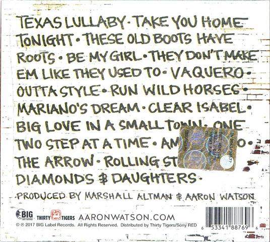 Vaquero - CD Audio di Aaron Watson - 2