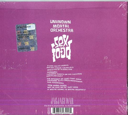 Sex & Food - CD Audio di Unknown Mortal Orchestra - 2