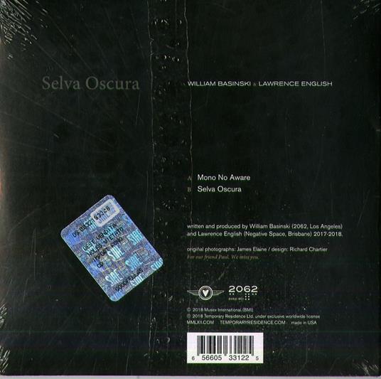 Selva Oscura - CD Audio di William Basinski,Lawrence English - 2