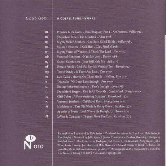Good God! A Gospel Funk - CD Audio - 2