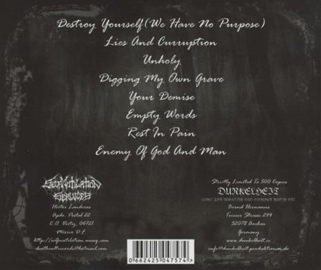 Lies and Corruption - CD Audio di Withering Night - 2