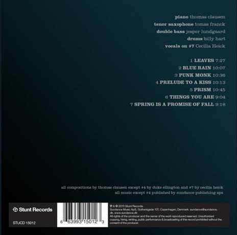 Blue Rain - CD Audio di Thomas Clausen - 2