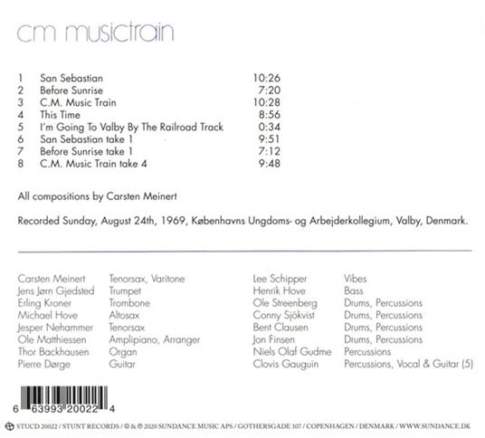 Musictrain - CD Audio di Carsten Meinert - 3