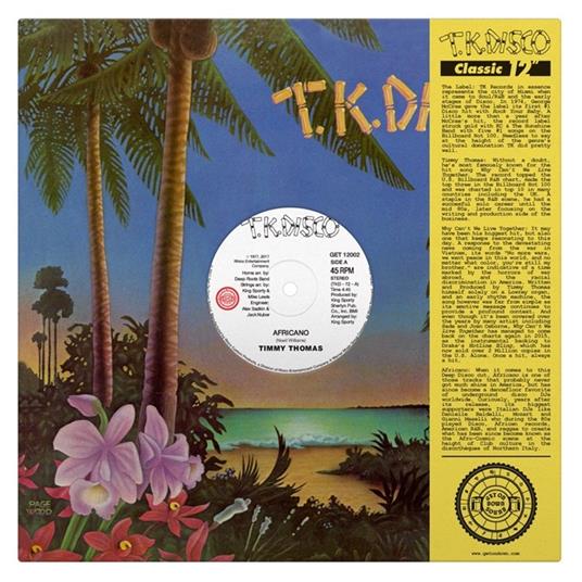 Africano - Why Can't We Live Together (45 RPM/12" Vinyl) - Vinile LP di Timmy Thomas