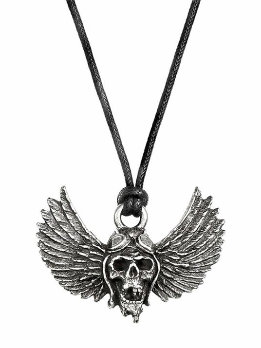 Collana. Airbourne Winged Skull