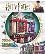 Puzzle 3D 305 Pz Wrebbit W3D-0509. Harry Potter. Diagon Alley Quality Quidditch Supplies + Slug & Jiggers