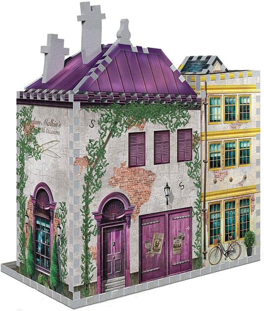 Puzzle 3D 290 Pz Wrebbit W3D-0510. Harry Potter. Diagon Alley Madam Malkin'S + Florean Fortescue'S Ice Cream - 2