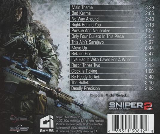 Sniper. Ghost Warrior 2 (Colonna sonora) - CD Audio - 2