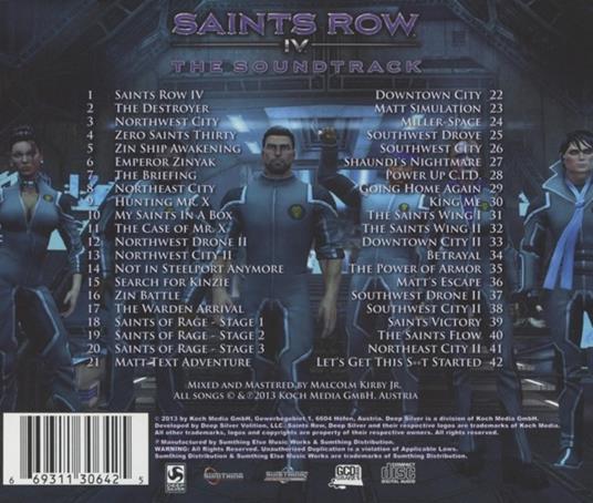 Saints Row Iv (Colonna sonora) - CD Audio - 2