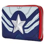 Loungefly Wallet Falcon Captain America Cosplay Zip Around Wallet - Marvel Funko MVWA0
