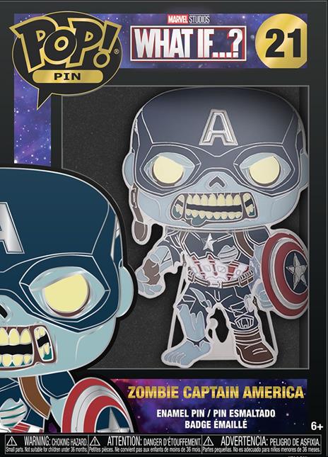 Pop! Pin Zombie Captain America - Marvel: What If Funko MVPP0 - 2