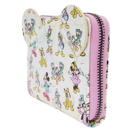 Funko Loungefly Wallet All Over Print Zip Around Wallet - Disney100 WDWA2