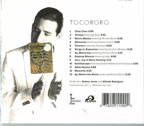 Tocororo - CD Audio di Alfredo Rodriguez - 2