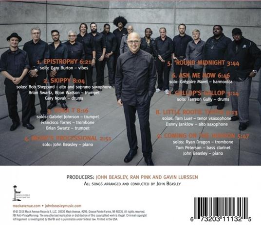 Presents Monk-Estra vol.1 - CD Audio di John Beasley - 2