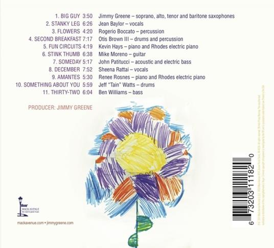 Flowers. Beautiful Life vol.2 (Digipack) - CD Audio di Jimmy Greene - 2