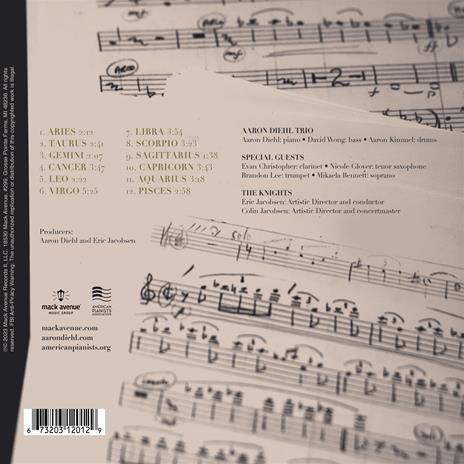 Zodiac Suite - CD Audio di Aaron Diehl & The Knights - 2