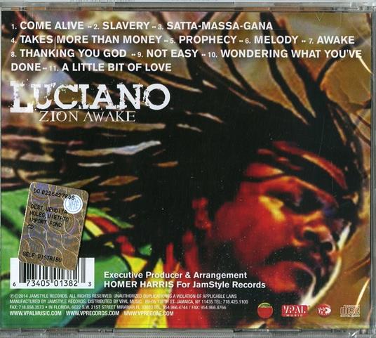 Zion Awake - CD Audio di Luciano - 2