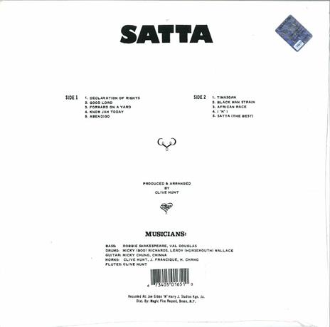 Satta (Red Vinyl Limited Edition) - Vinile LP di Abyssinians - 2