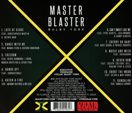 Master Blaster - CD Audio di Bulby York - 2