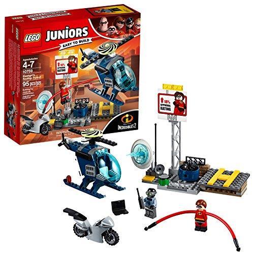 LEGO Juniors / 4 + Gli incredibili sul Tetto perseguimento Kit 10759 Edificio 2 di Elastigirl (95 Pezzi)