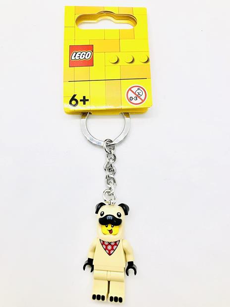 LEGO Portachiavi City French Bulldog Guy Minifigure 854158 - 2