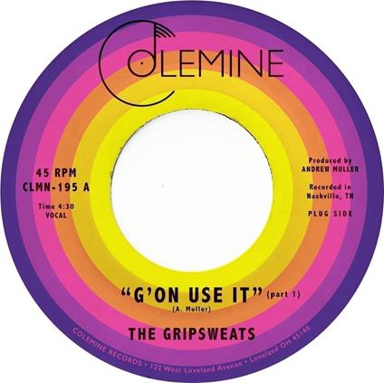 G On Use It - Vinile 7'' di Gripsweats