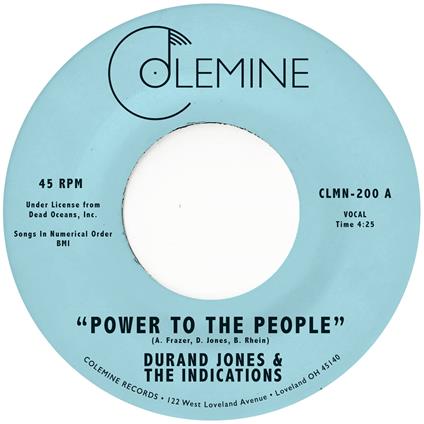 Power To The People - Vinile LP di Durand & The Indications Jones