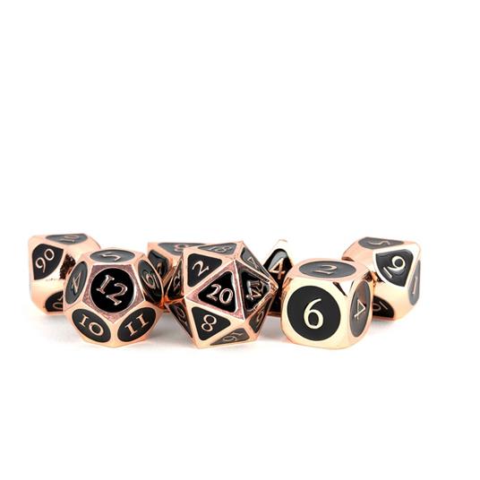 FanRoll - Dice Set - Antique Copper with Black Enamel (7)