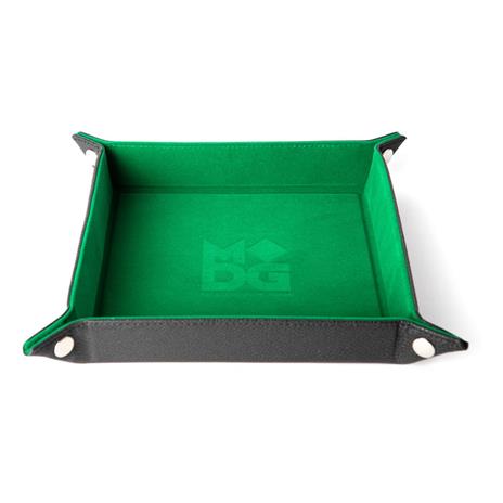 FanRoll - Folding Dice Tray - Velvet Green - 2