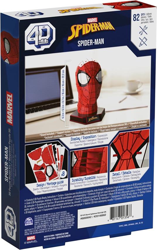 PUZZLE 4D Marvel Maschera di Spiderman - 4
