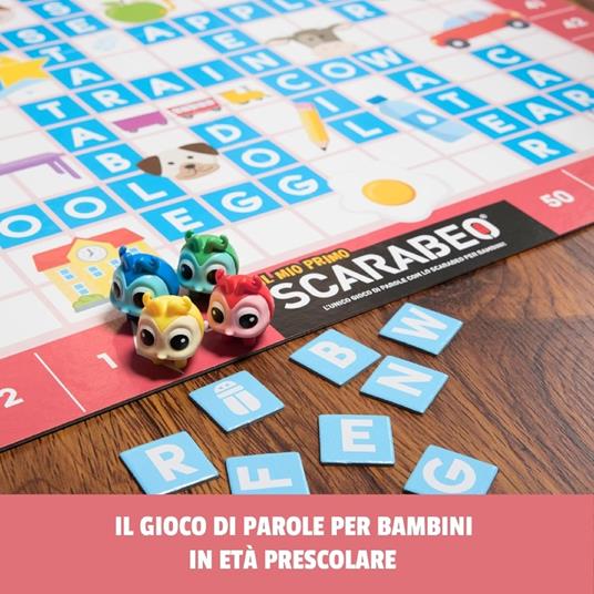 Editrice Giochi, Il Mio Primo Scarabeo Edizione Italiano-Inglese, Gioco da Tavolo per Bambini, da 2 a 4 Giocatori, 4+ Anni - 2