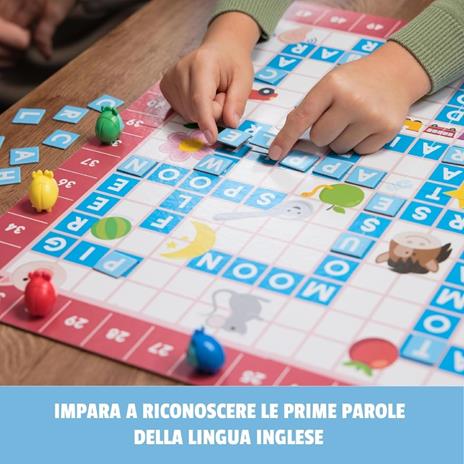 Editrice Giochi, Il Mio Primo Scarabeo Edizione Italiano-Inglese, Gioco da Tavolo per Bambini, da 2 a 4 Giocatori, 4+ Anni - 5