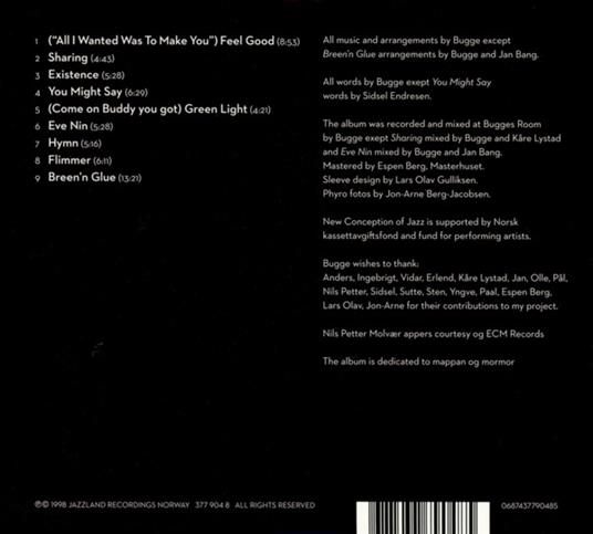 Sharing - CD Audio di Bugge Wesseltoft - 2