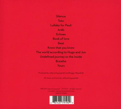 In Between Silence - CD Audio di Radio String Quartet - 2