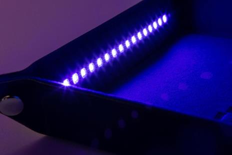 FanRoll - Shadowlight Folding Blacklight Dice Tray - Black - 2