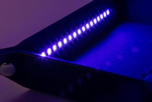 FanRoll - Shadowlight Folding Blacklight Dice Tray - Black - 2