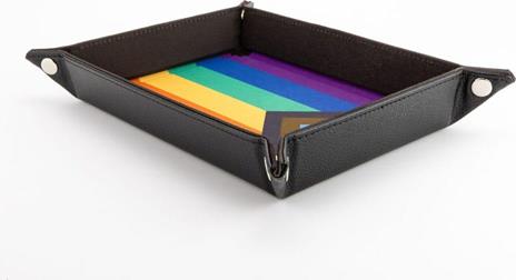 FanRoll - Folding Dice Tray Pride - Rainbow Flag - 2