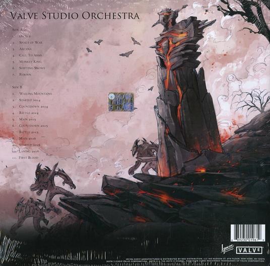 The Dota 2 (Colonna sonora) (Red Vinyl) - Vinile LP di Valve Studio Orchestra - 2