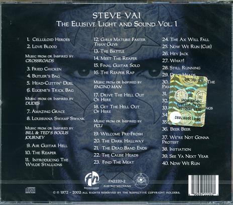 The Ellisive Light and Sound vol.1 - CD Audio di Steve Vai - 2