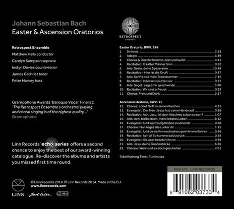 Easter & Ascension Orator - CD Audio di Johann Sebastian Bach - 2