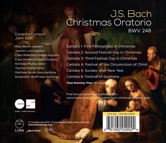 Oratorio di Natale - CD Audio di Johann Sebastian Bach - 2