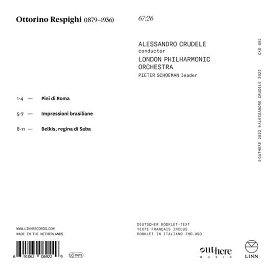Pini Di Roma - Impressioni Brasiliane - CD Audio di Ottorino Respighi - 2