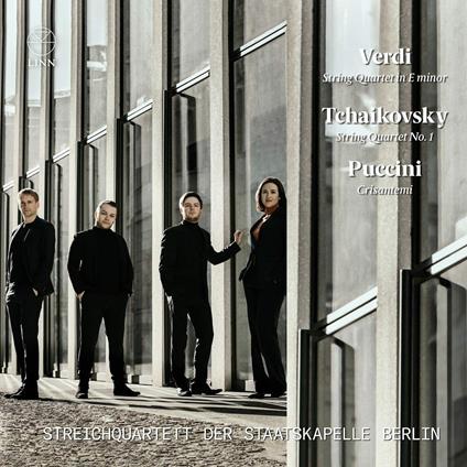 Quartetti per archi - CD Audio di Pyotr Ilyich Tchaikovsky,Giuseppe Verdi,Streichquartett der Staatskapelle Berlin