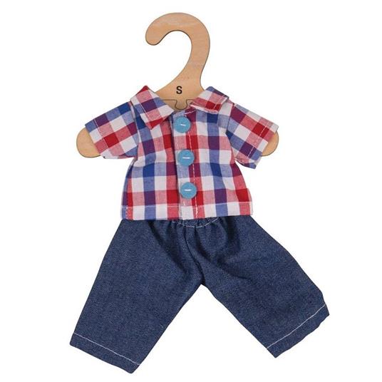 Camicia a quadri e jeans