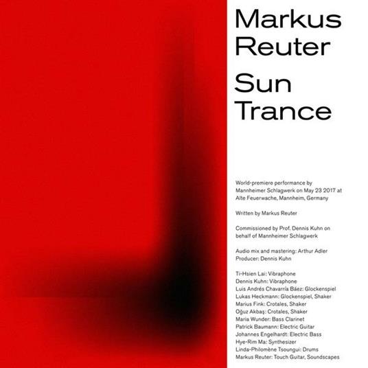 Sun Trance - CD Audio di Markus Reuter