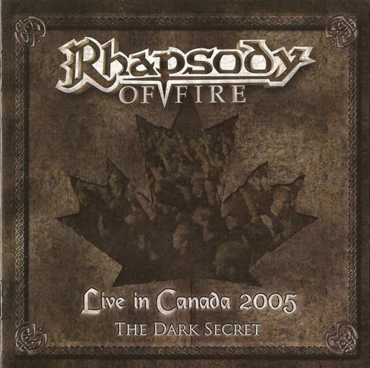 Live In Canada 2005 (Lmt. Edition) - CD Audio di Rhapsody