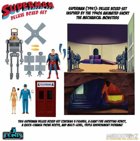 5 Points Superman Mechanical Monsters 1941 Set
