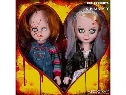 Mezco Toys Ldd Presents Chucky E Tiffany Box Set Action Figure